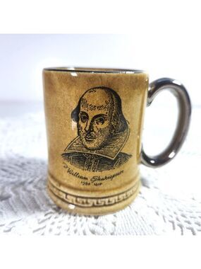 Mini Stein William Shakespeare Souvenir Tankard England Brittania
